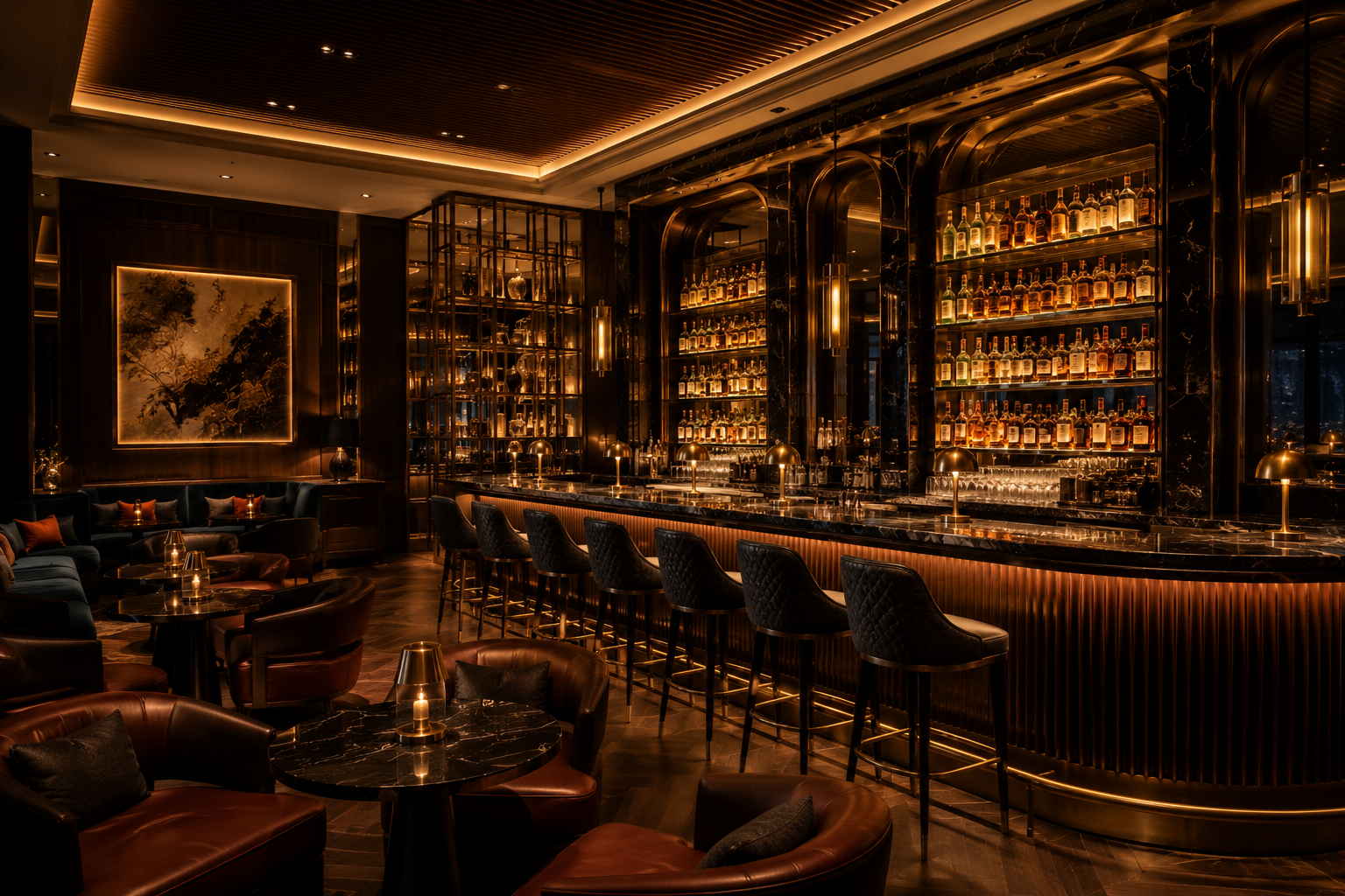 Luxury Bar Interior Design | EzySpace India Portfolio