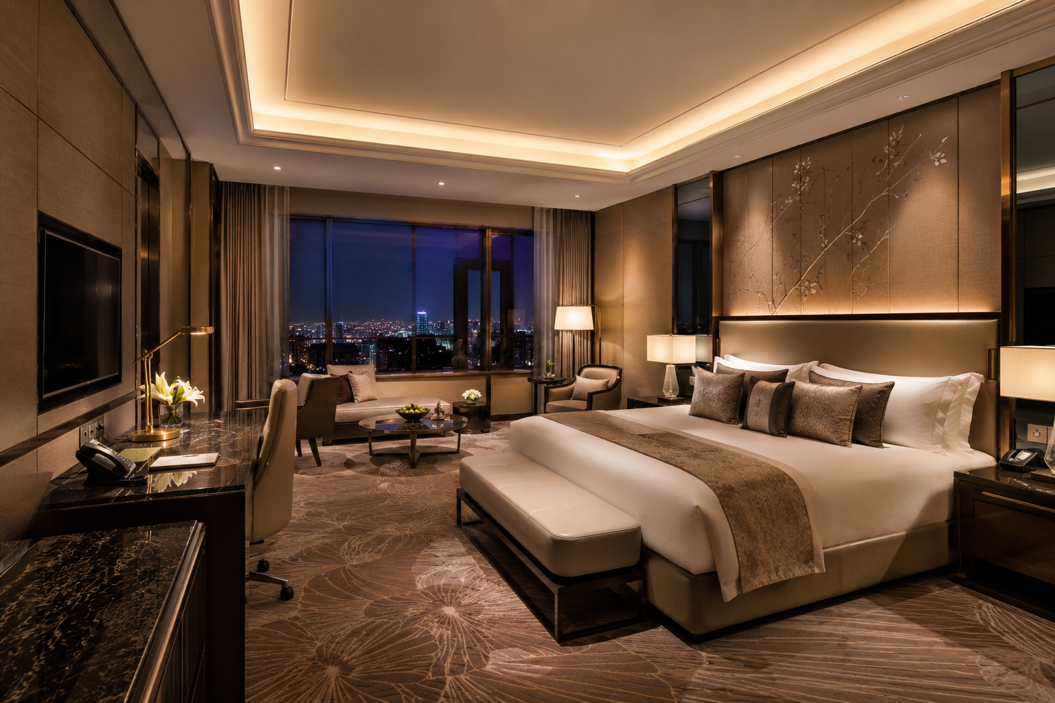 Premium Hotel Suite Interior | EzySpace India Portfolio